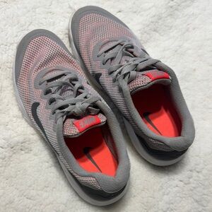 Nike Gray and Pink Athletic Shoes